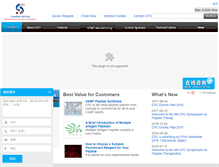 Tablet Screenshot of chinesepeptide.com